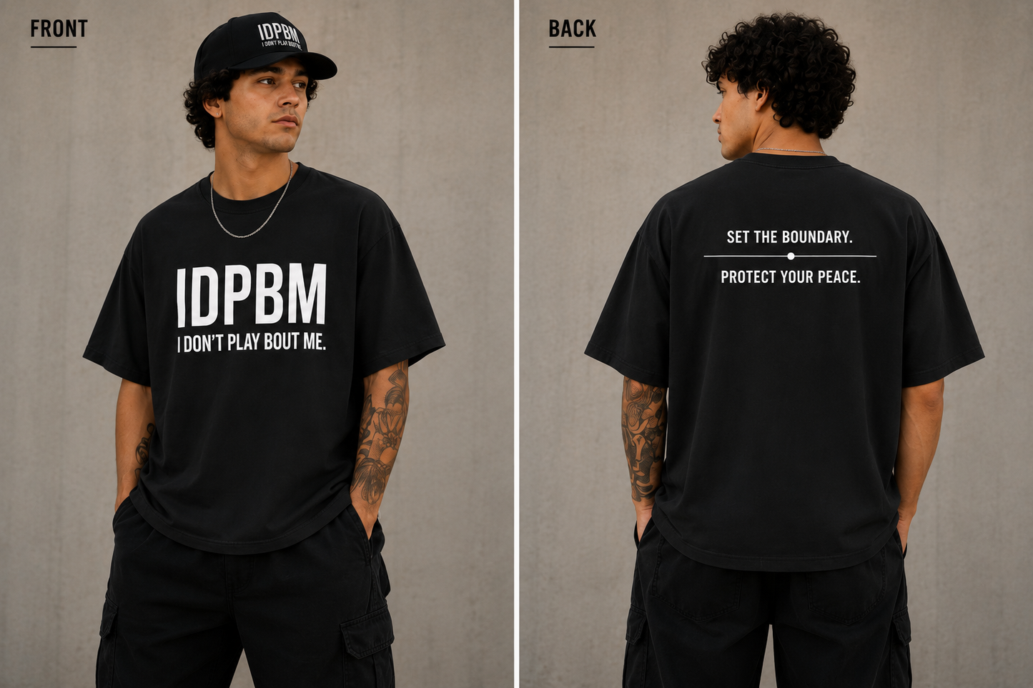 IDPBM Black Core Tee