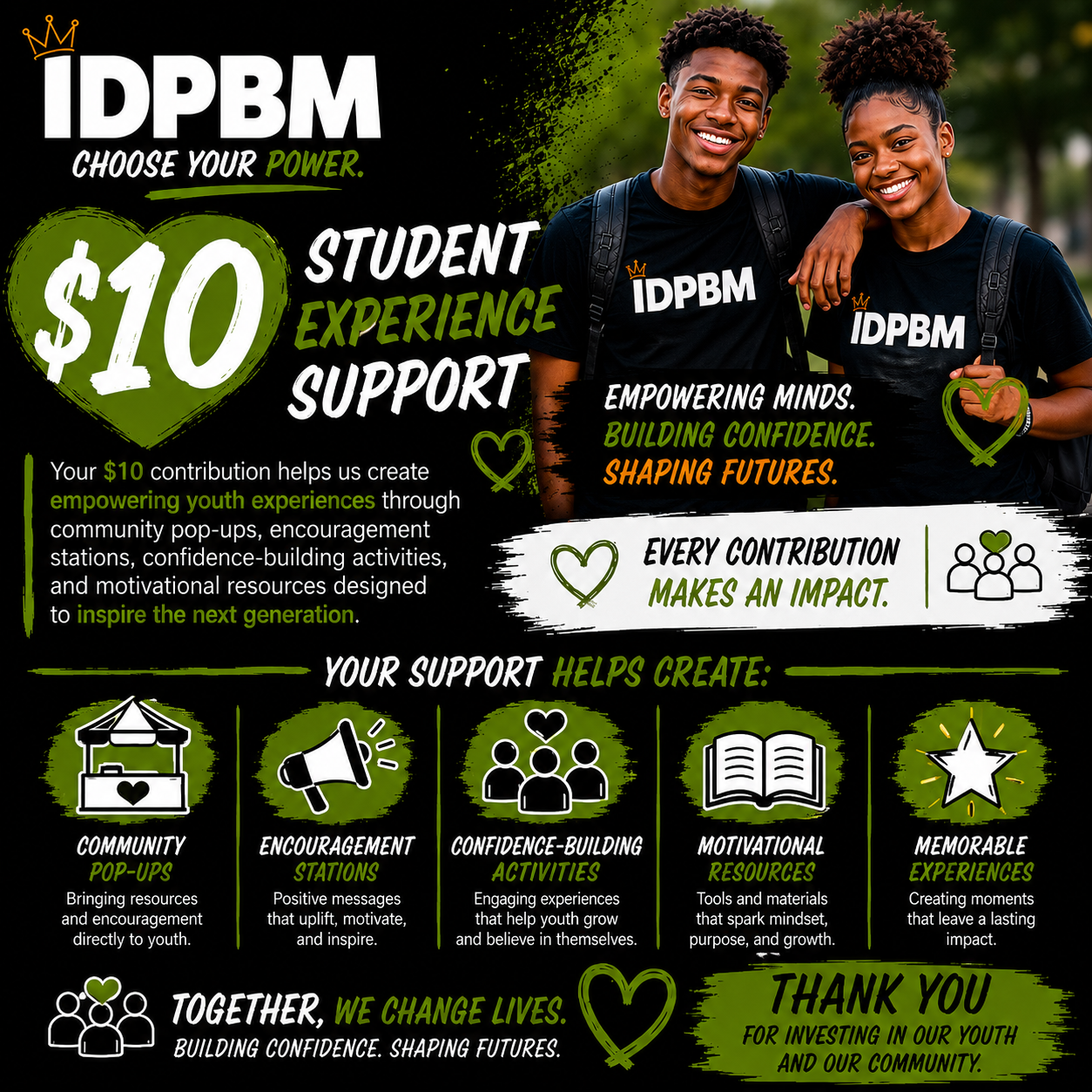 $10 Student Experience Support