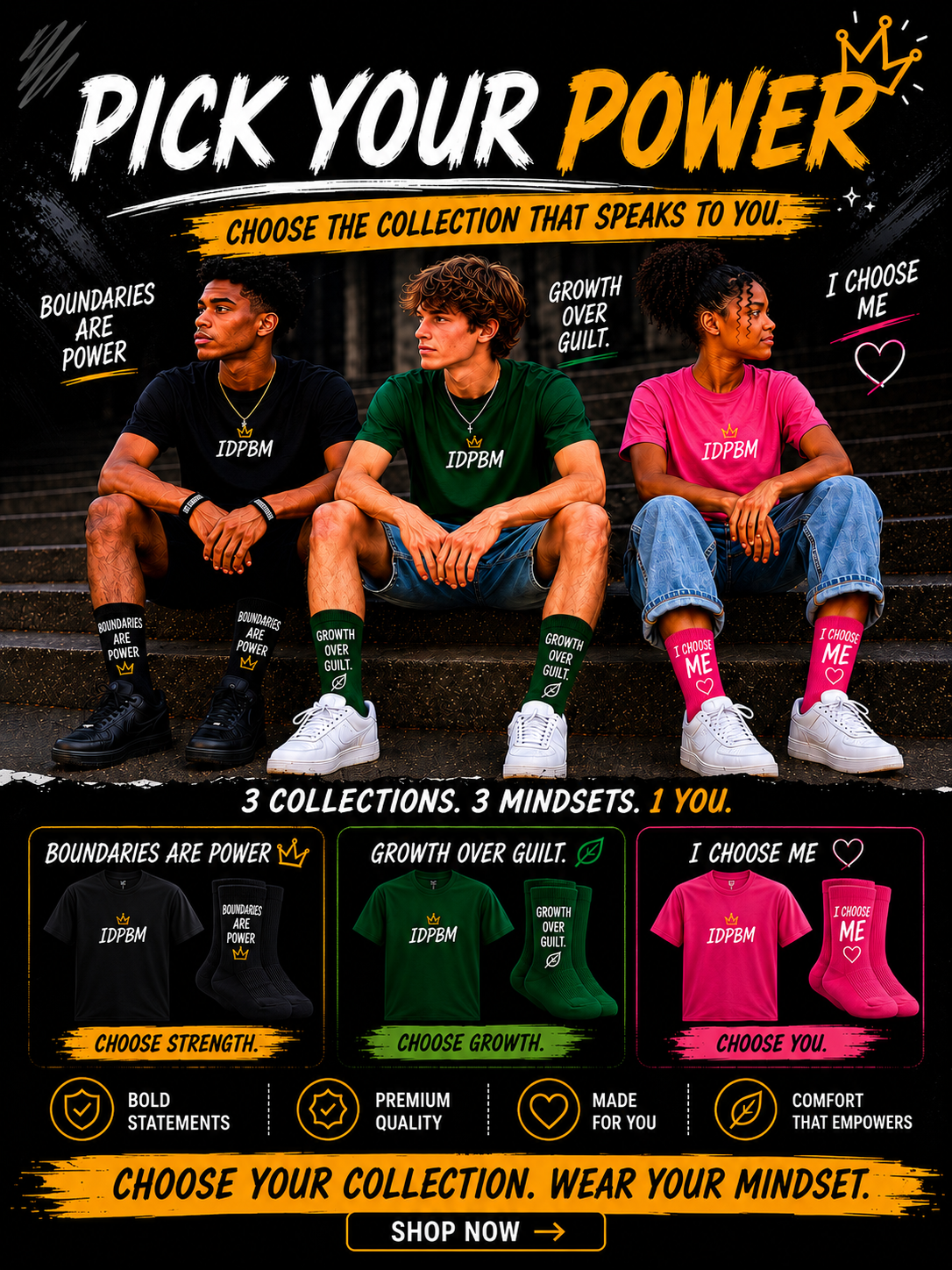 Pick Your Power Shirt Collection