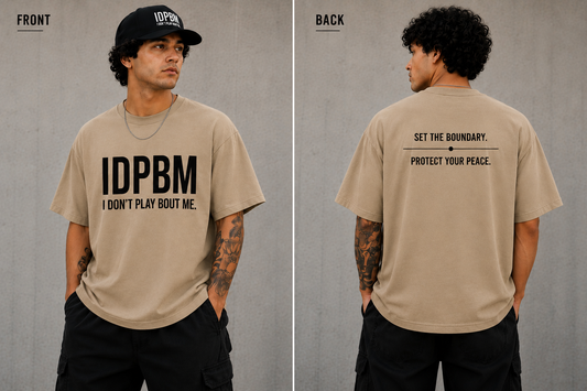 IDPBM Khaki and Black Core Tee