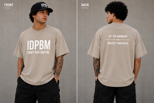 IDPBM Sand/White Core Tee