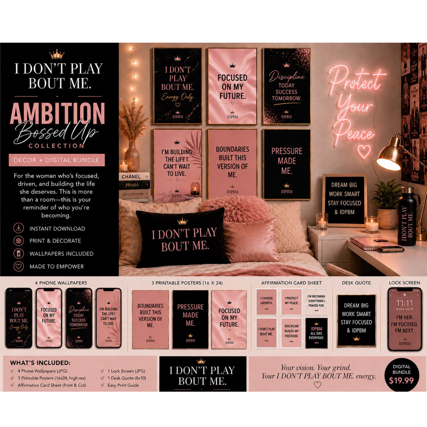 IDPBM Ambition Bossed Up Decor + Digital Bundle