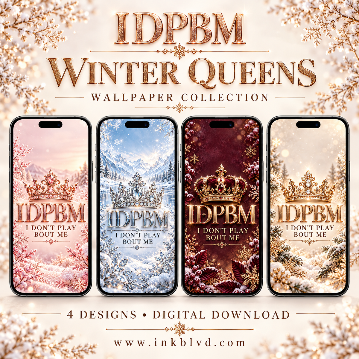 IDPBM Winter Queens Wallpaper Collection